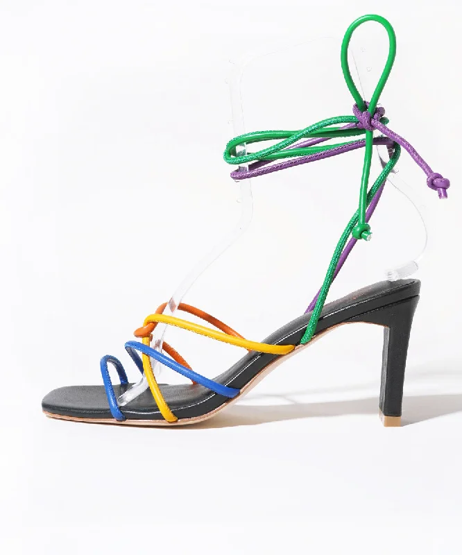 Aurora Strappy Wrap Sandal | Multi