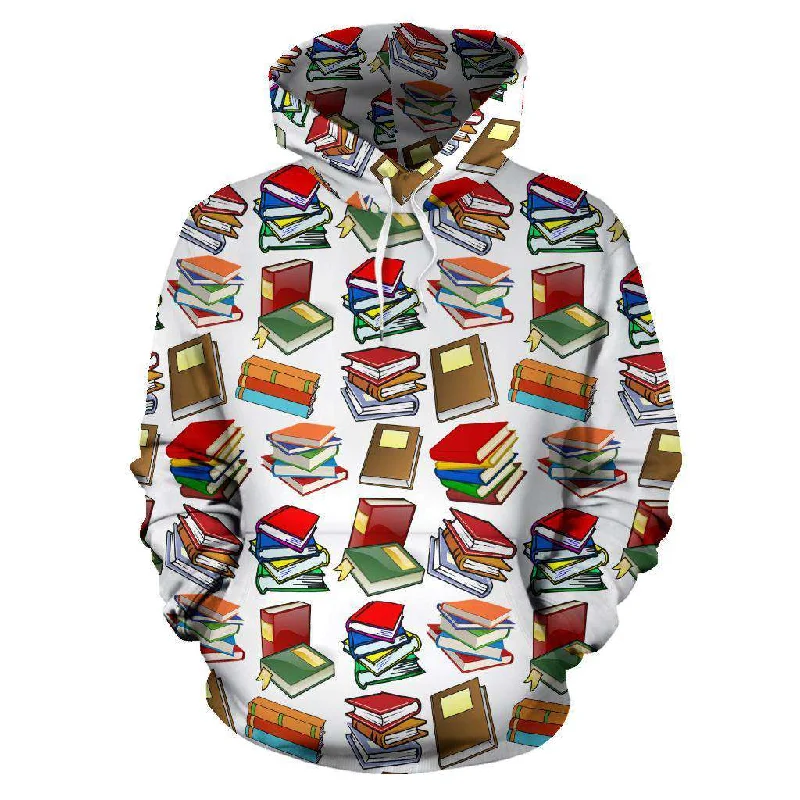 Bookish All Over Print Hoodie