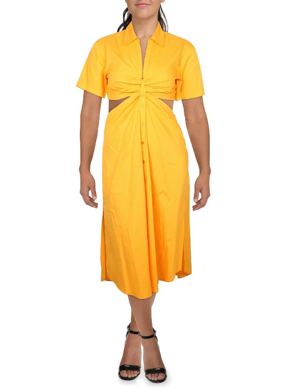 Womens Daytime Midi Shirtdress