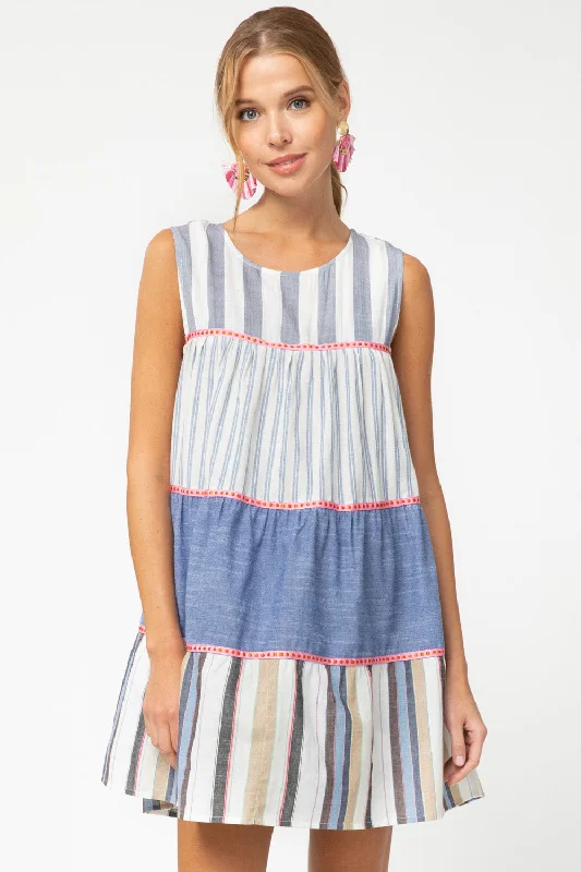 Tiered Sleeveless Dress