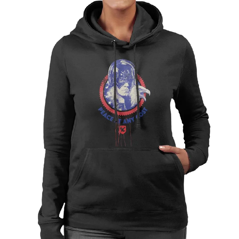 Peacemaker Peace At Any Cost Women's Hooded Sweatshirt