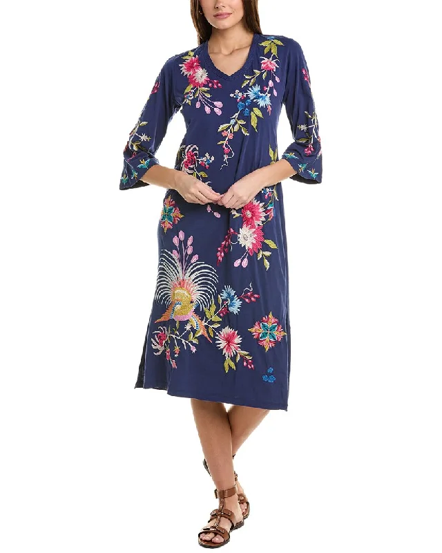 Johnny Was Petite Kimono Sleeve T-Shirt Dress