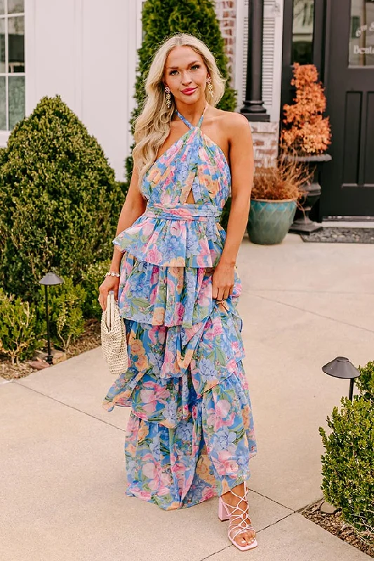 Spring Gala Tiered Maxi Dress