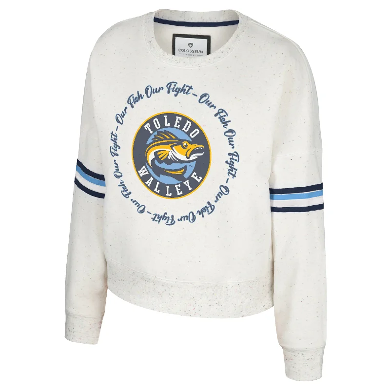 Toledo Walleye Ladies Novelist Crewneck Sweatshirt