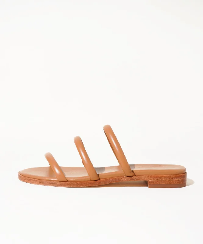 Bruna Strappy Sandal | Camel