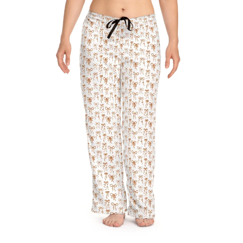 Longhorn Coquette Bow Patterned Women's Pajama Pants