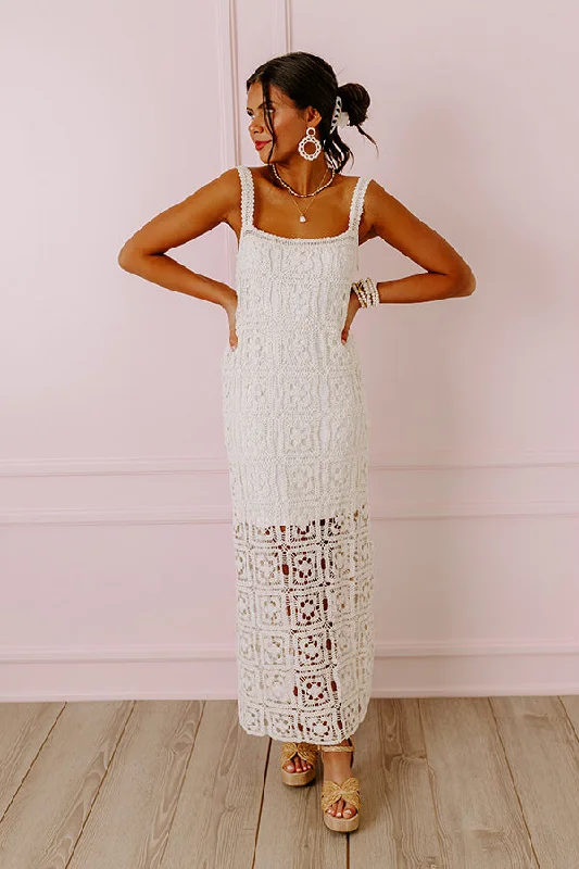 Boho Love Crochet Maxi Dress