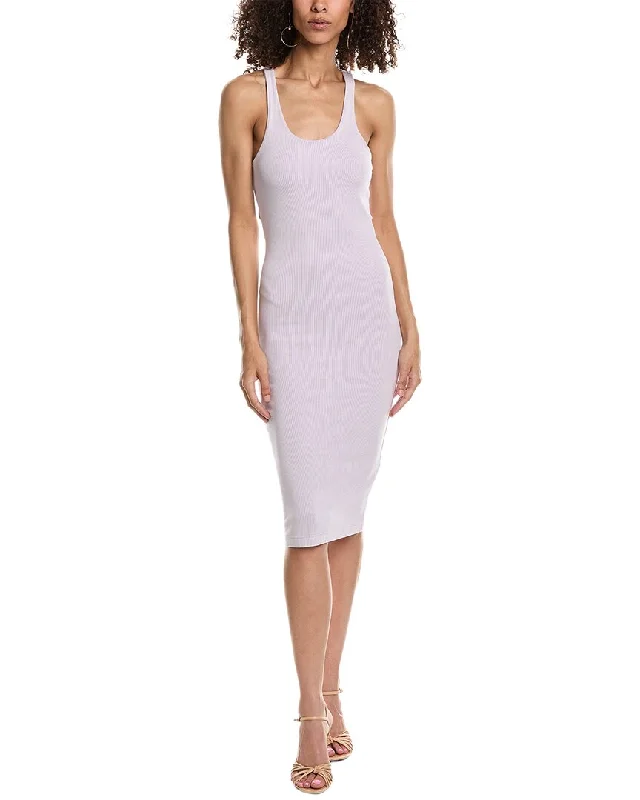 John Elliott Mineral Wash Gemini Rib Bandeau Dress