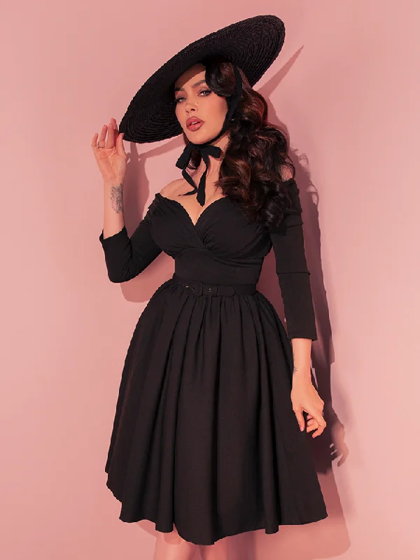 Starlet Swing Dress in Black - Vixen by Micheline Pitt