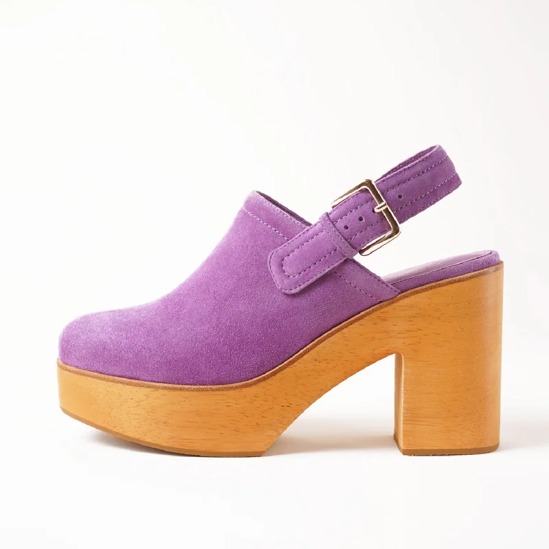 Bonnie Platform Clog | Hyacinth