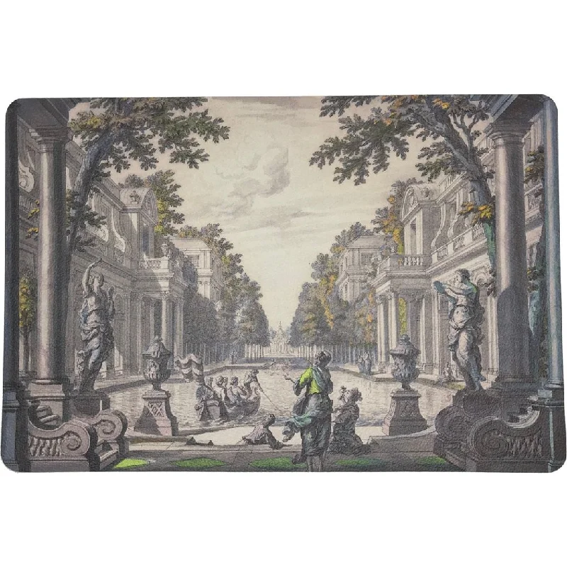 DIMANCHE A PARIS SUNRISE 17.5 RECTANGLE PEBBLE PLACEMAT, SET OF 4