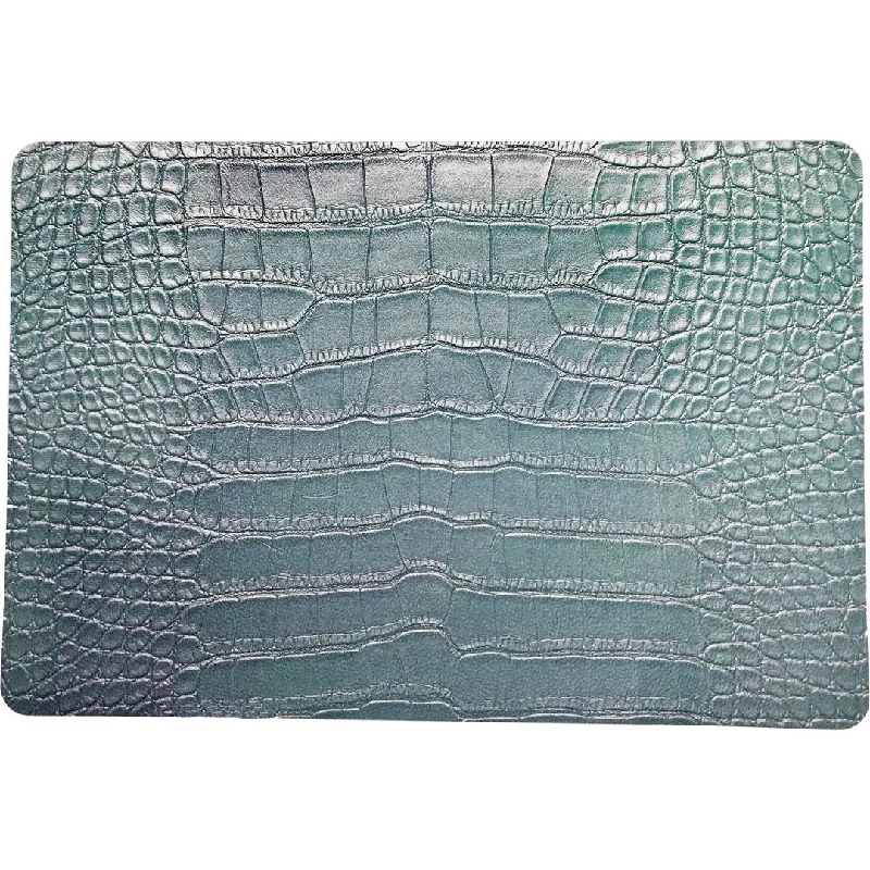 Crocodile Ice 17.5 Rectangle Pebble Placemats, Set Of 4