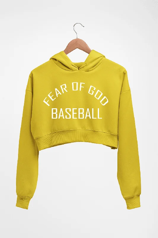 Fear of God Baseball Crop HOODIE FOR WOMEN