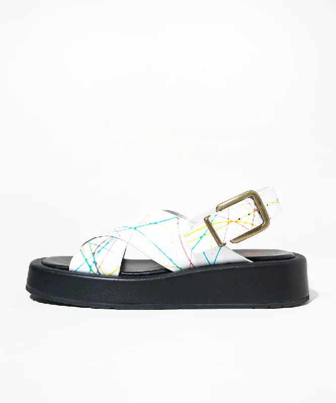 Anto Flatform Slingback Sandal | Splatter