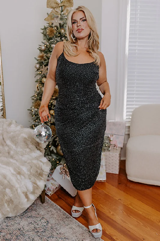 Opening Night Embellished Midi Curves