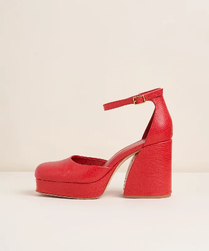 Fran Sculpted Chunky Platform | Vamp