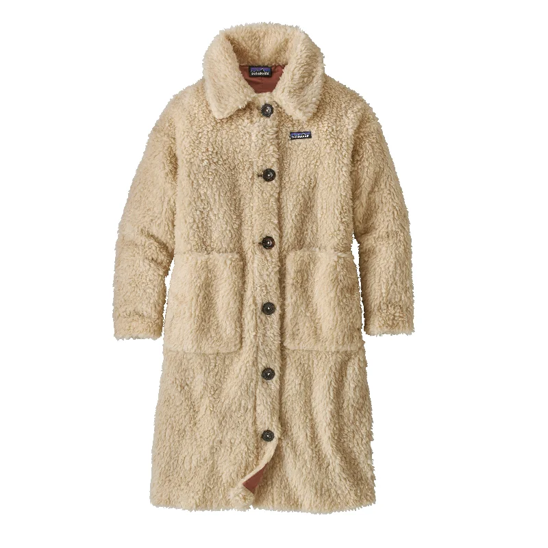 Women's Recycled High-Pile Fleece Coat