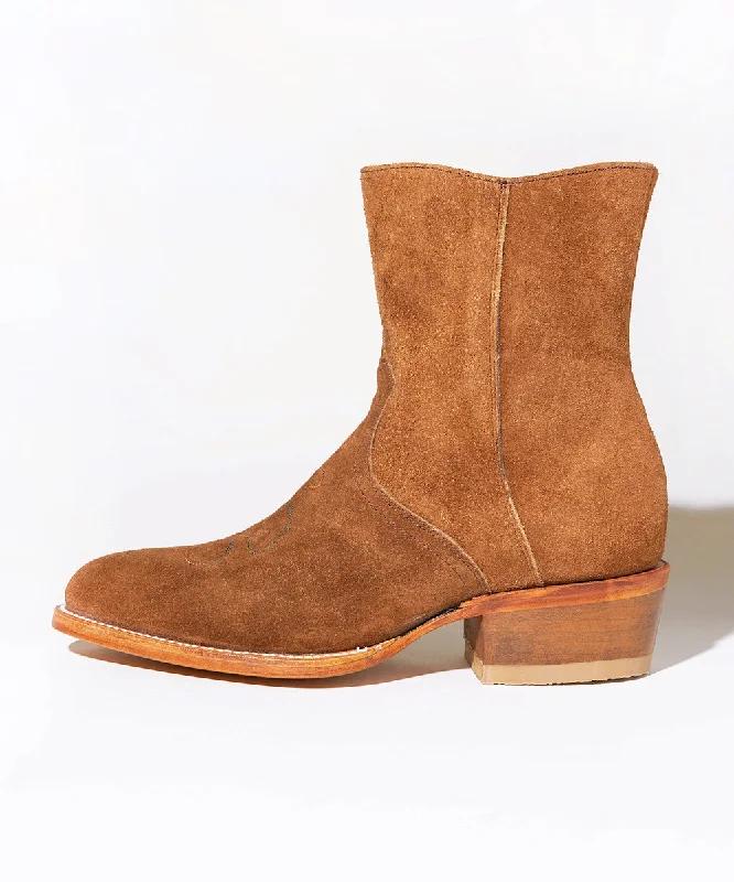 Tessie Ankle Cowboy Boot | Tobacco