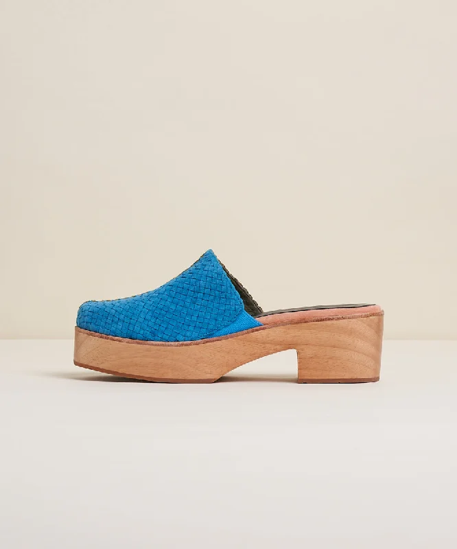 Martino Low Heel Wooden Clog | Nassau