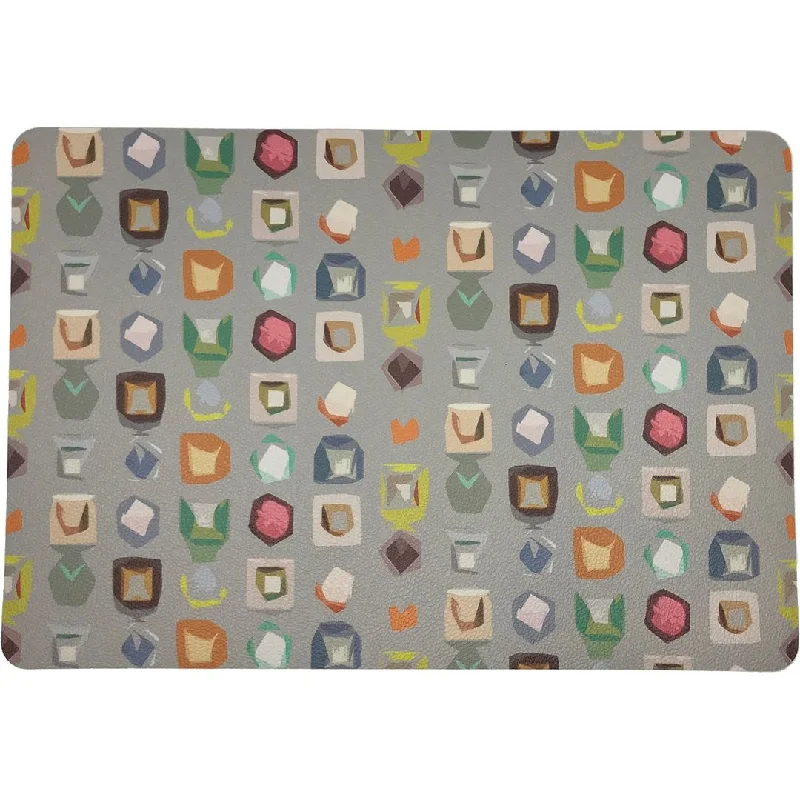 COLOR POP ANDRE 17.5 RECTANGLE PEBBLE PLACEMAT, SET OF 4