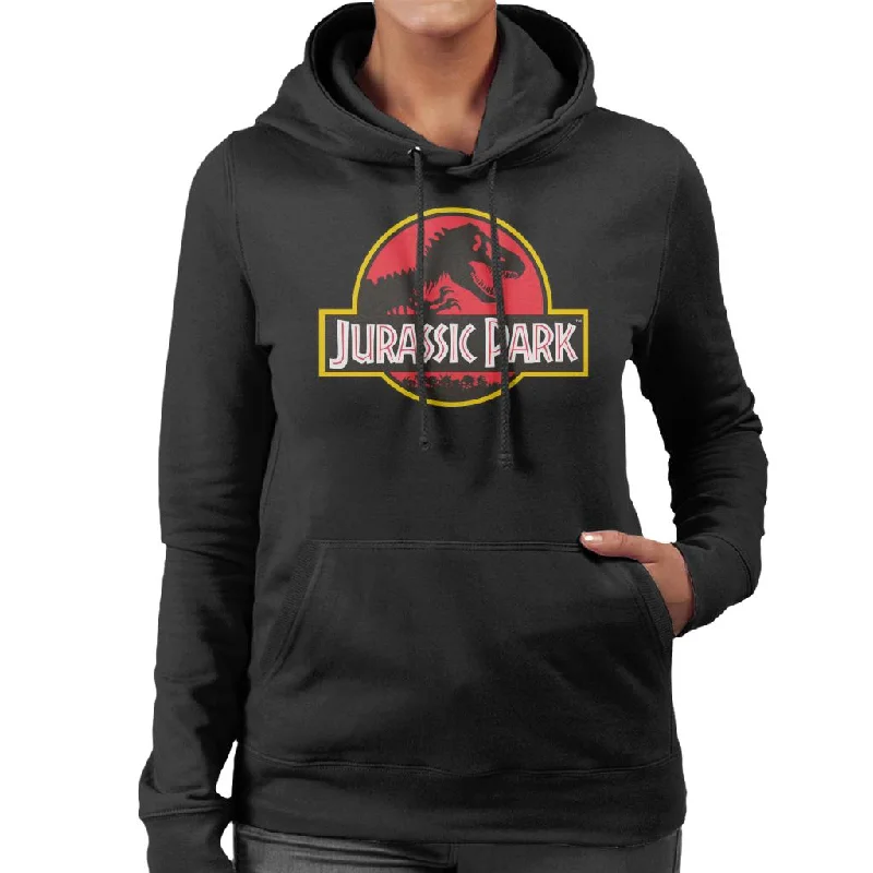 Jurassic Park Classic Logo Women's Hooded Sweatshirt