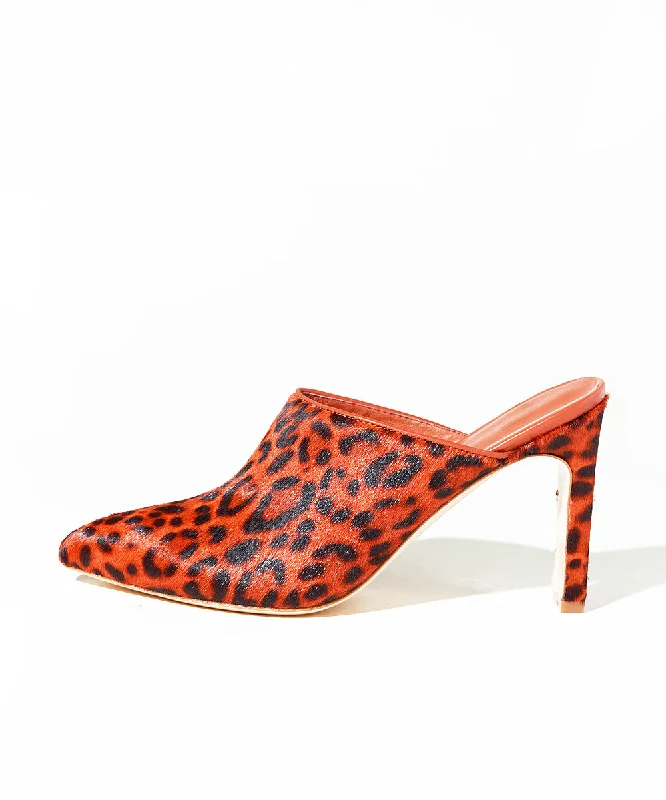 Tristan Pointy Toe Mule | Sienna Leopard