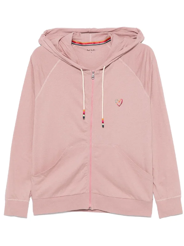 swirl-heart hoodie