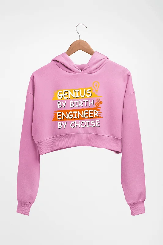 Genius Engineer Crop HOODIE FOR WOMEN