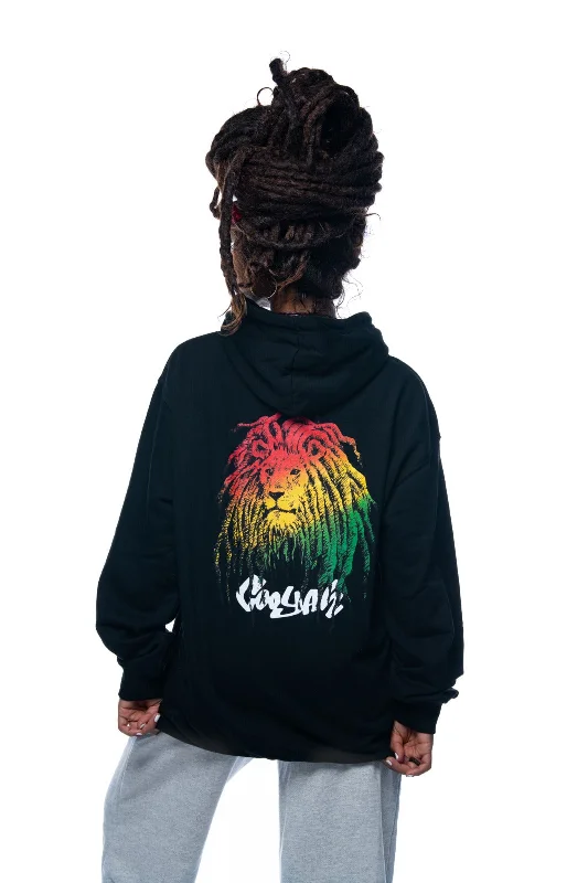 Ras Lion Hoodie Reggae Graphic