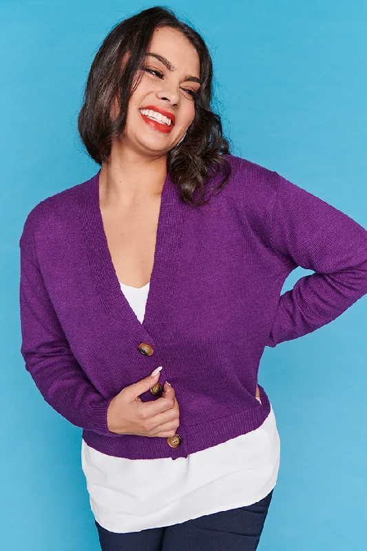 Norma Purple Cardi