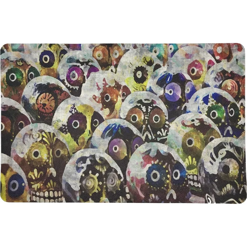 DIA DE LOS MUERTOS RICH 17.5 RECTANGLE PEBBLE PLACEMAT, SET OF 4