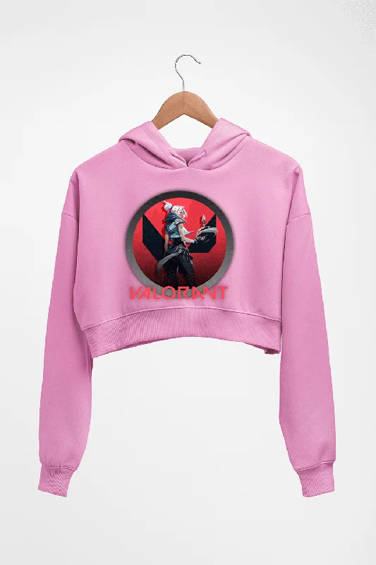 Valorant Crop HOODIE FOR WOMEN