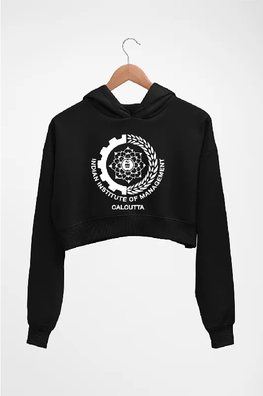 IIM Calcutta Crop HOODIE FOR WOMEN