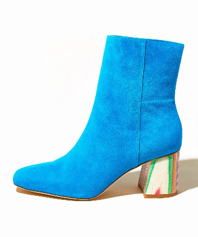 Teegan Wooden Heel Boot | Santorini