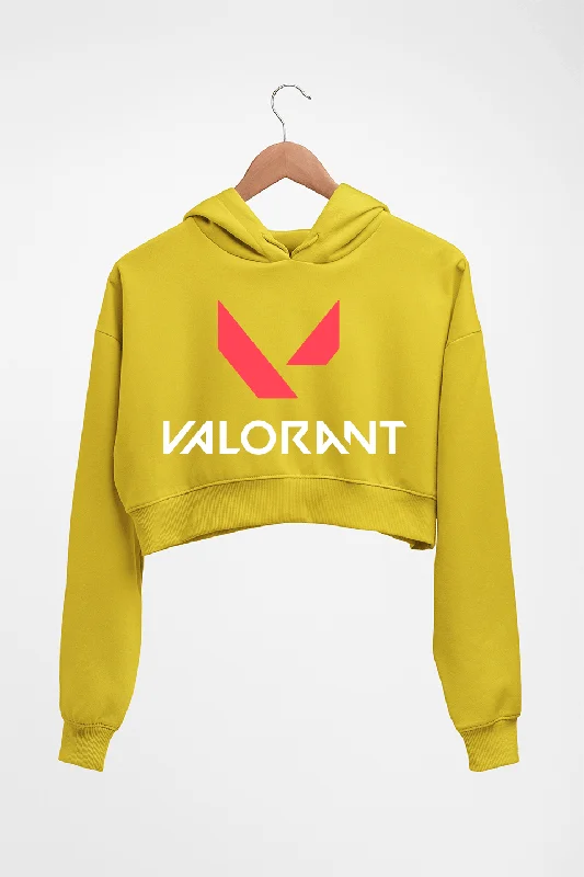 Valorant Crop HOODIE FOR WOMEN