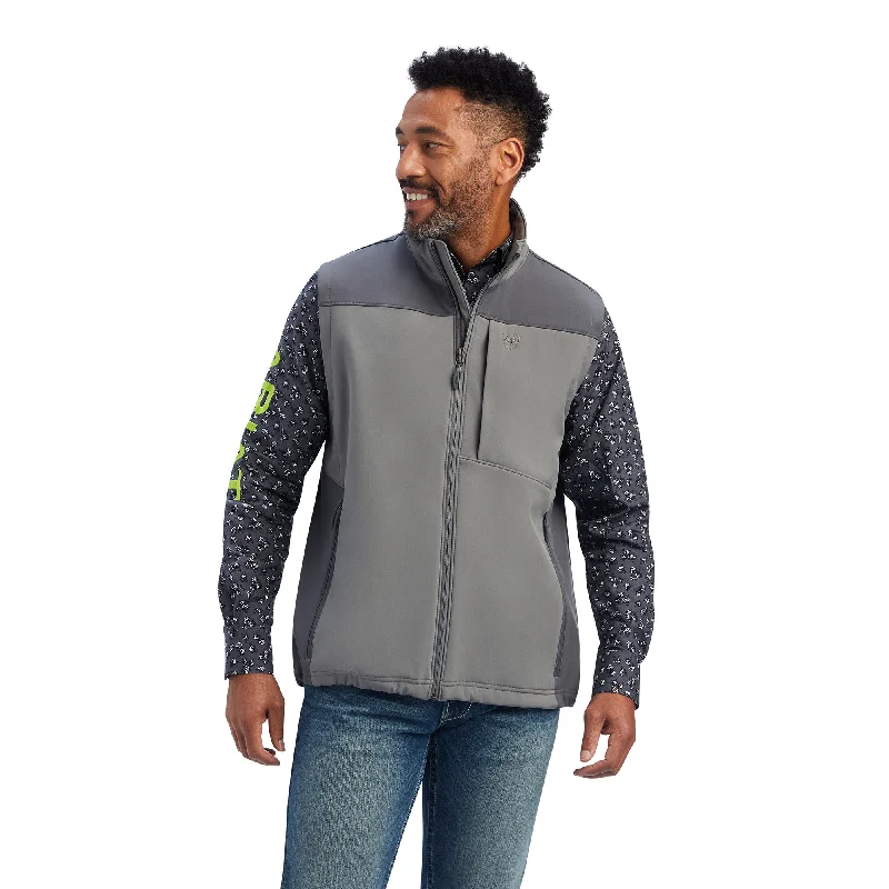 Ariat® Men's Vernon 2.0 Jetty Gray Softshell Vest 10041610