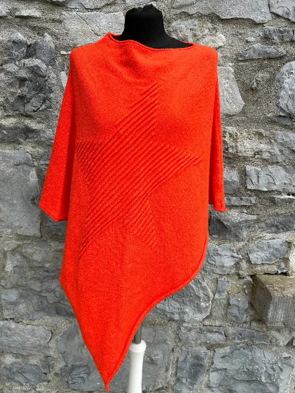 Orange Star poncho   uk 8-12