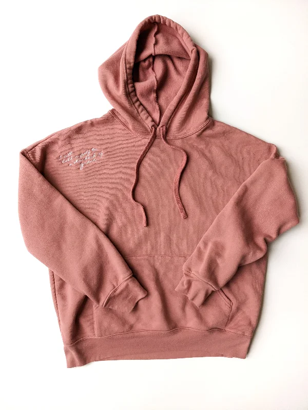 READY-TO-SHIP *NEW* embroidered Mauve Hoodie- multiple sizes