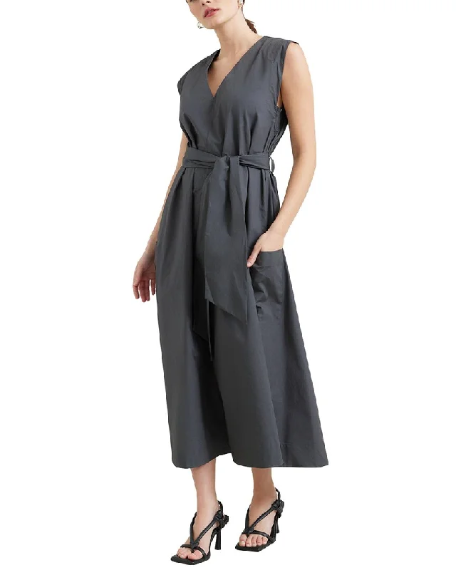 Modern Citizen Sloane V-Neck Tie-Waist Dress