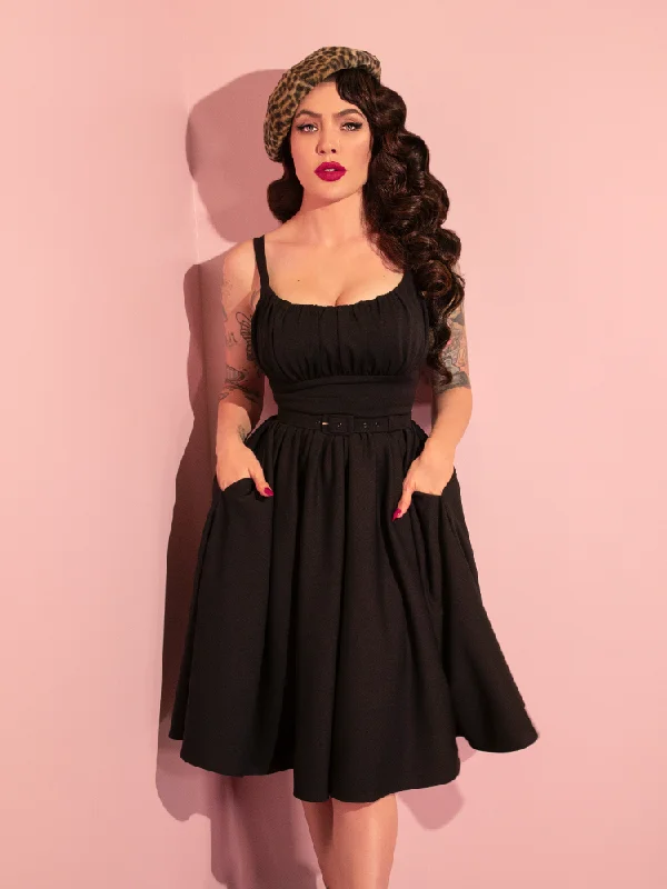 Ingenue Dress in Black - Vixen by Micheline Pitt