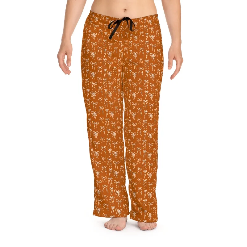 Longhorn Coquette Bow Patterned Women's Pajama Pants