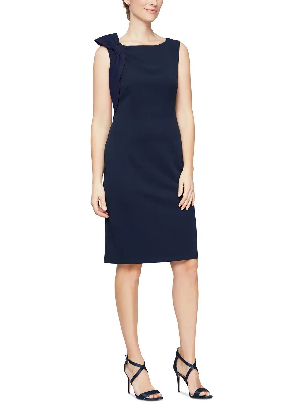 Womens Semi-Formal Above-Knee Sheath Dress