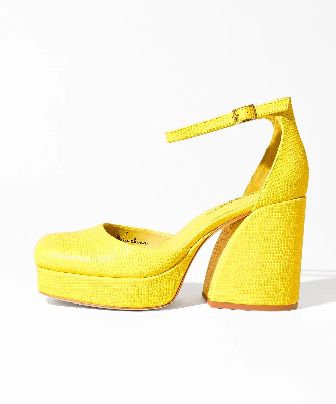 Fran Sculpted Chunky Platform | Sunshine