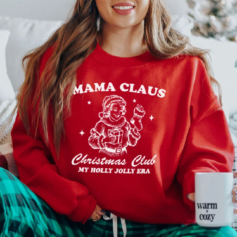 Mama Claus Christmas Club Sweatshirt