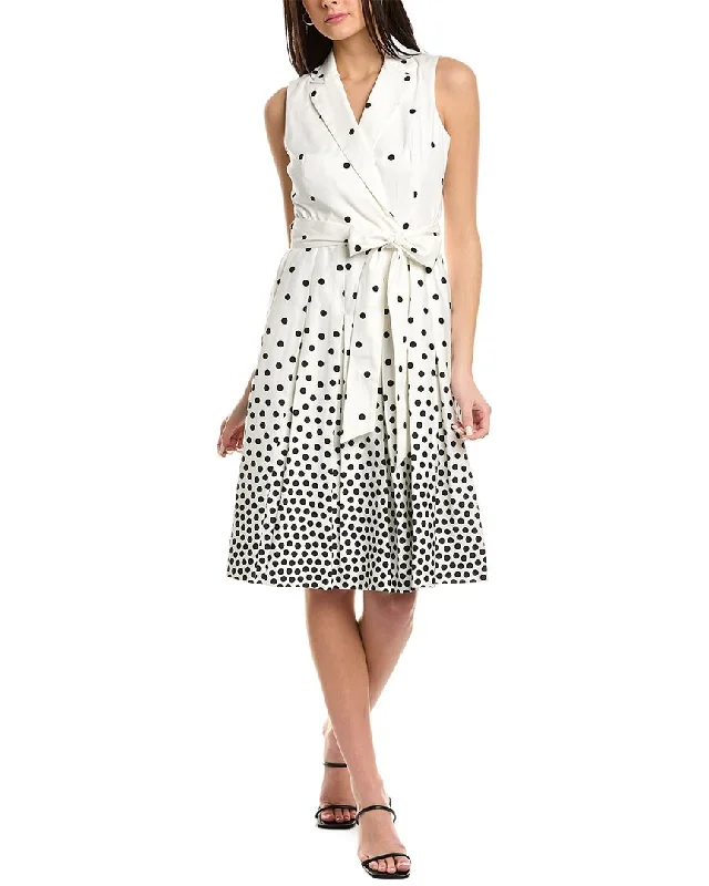 Anne Klein Sateen A-Line Dress