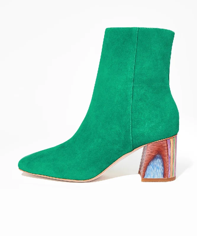 Teegan Wooden Heel Boot | Palm