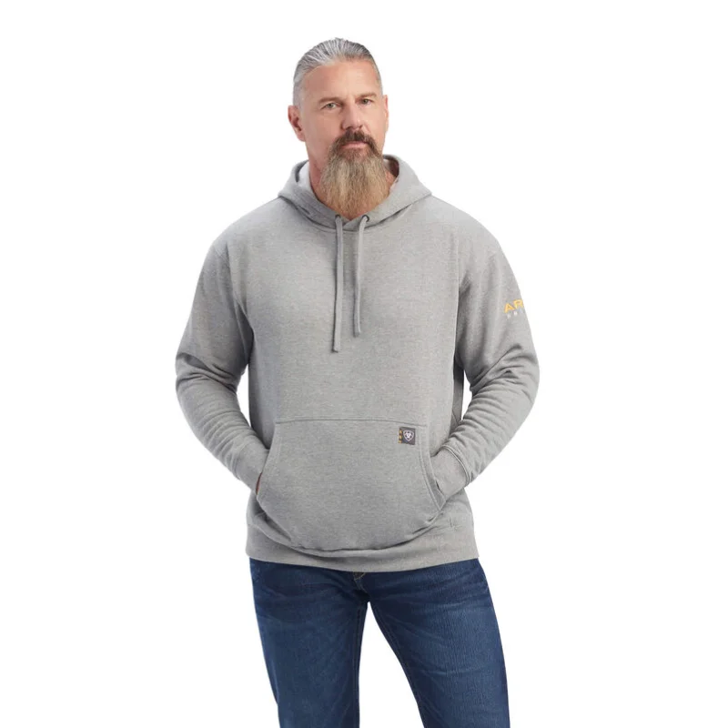 Ariat® Men's Rebar Workman Heather Grey Hoodie 10041531