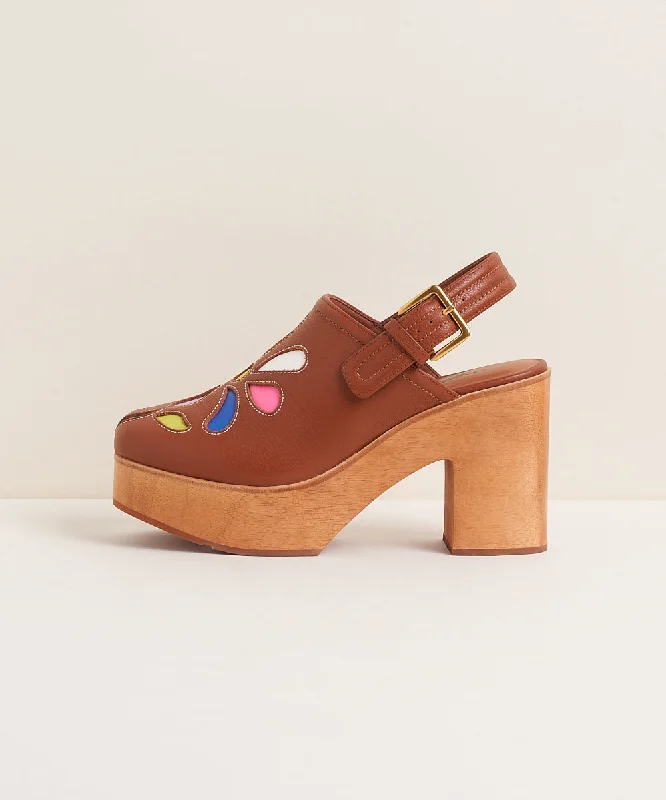 Bonnie Platform Clog | Whiskey Floral